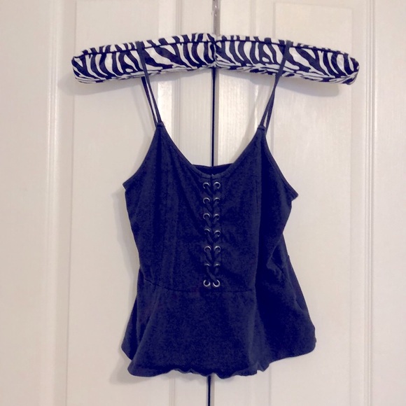 American Eagle Outfitters Navy Blue Top - Picture 3 of 7